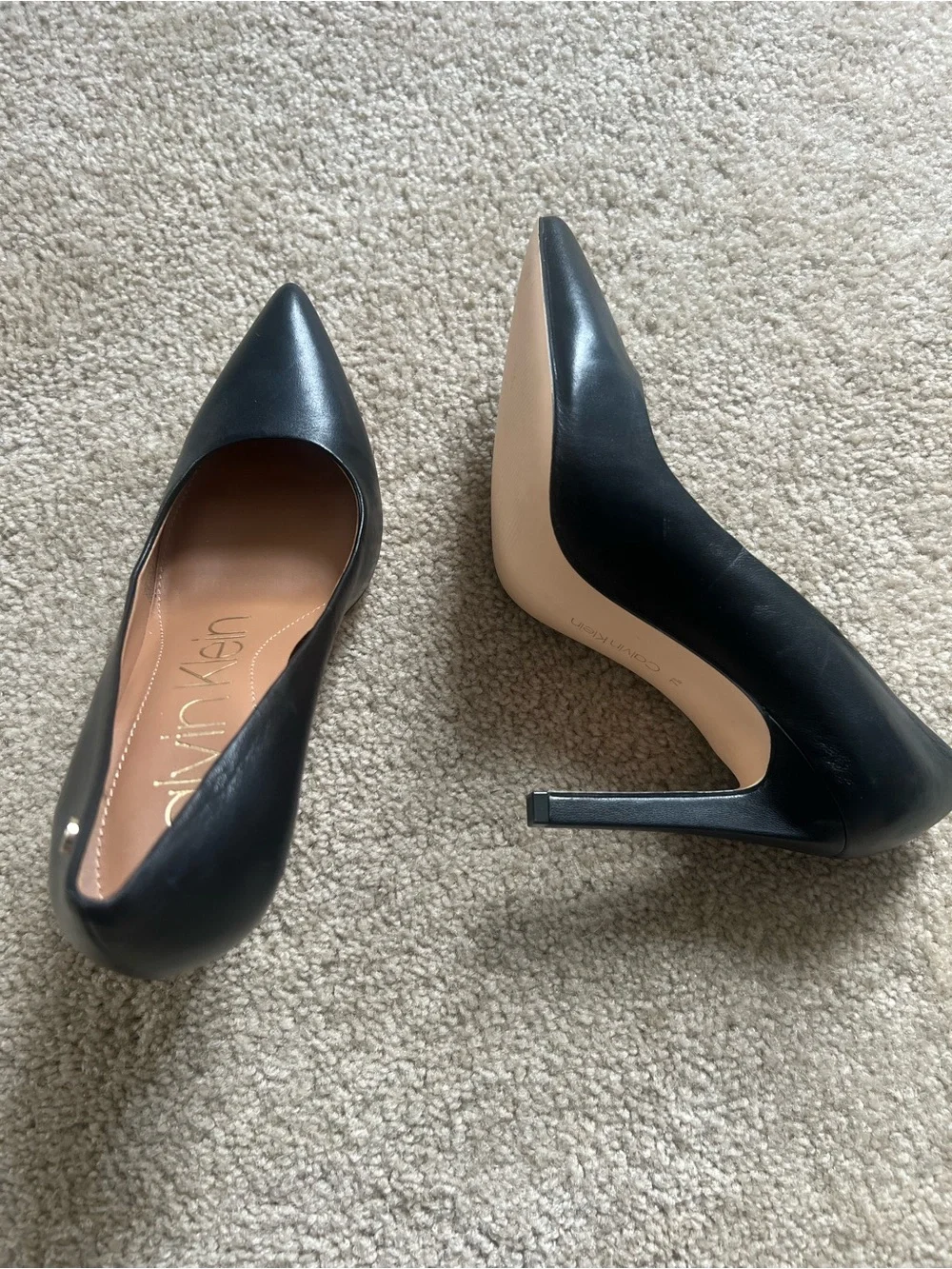 Classic Black Calvin Klein Women's High Heel Pumps -NWOT
